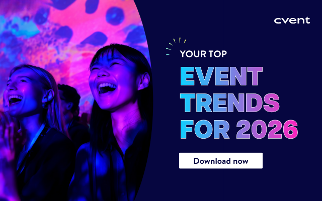 a picture to download an ebook about 2026 event trends for MICE planners