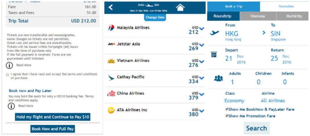Gagfare lets you reserve airfares, seats for just US$10