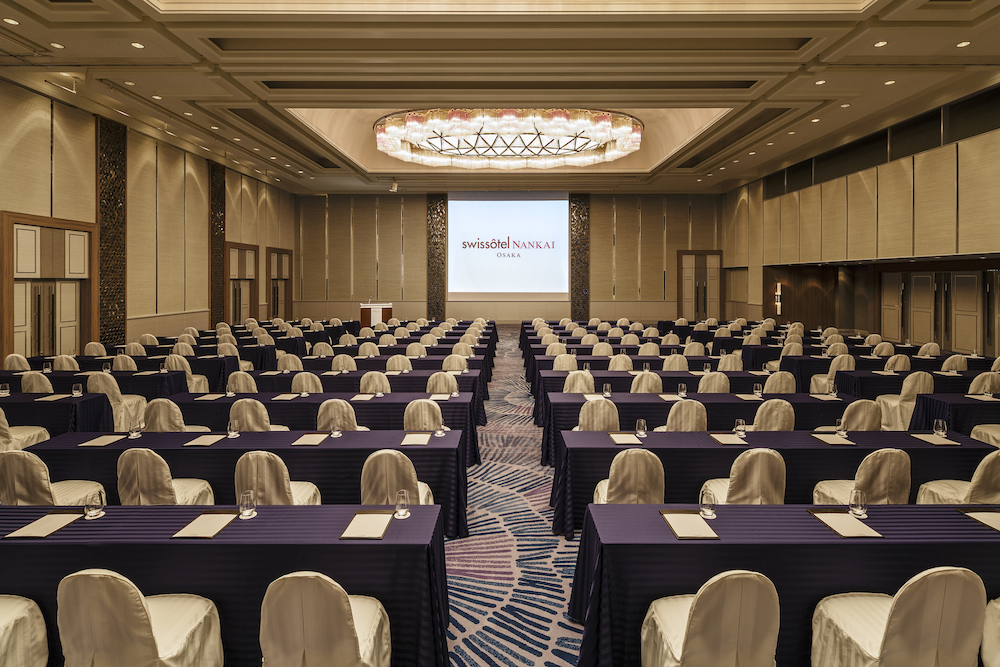 Refreshed grand ballroom greets all at Swissôtel Nankai Osaka